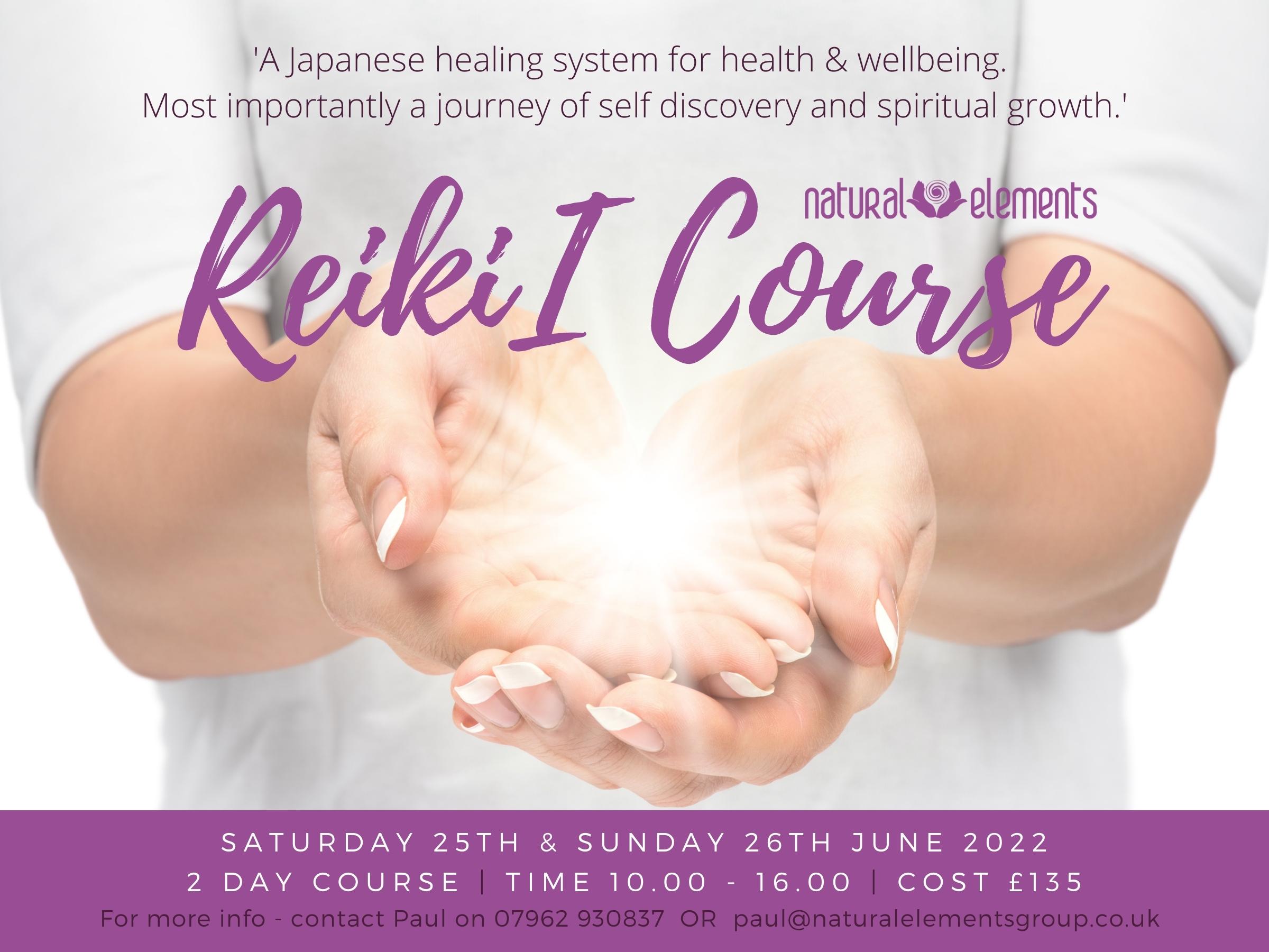 Natural Elements Reiki 1 Course
